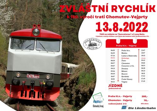 mimořádný rychlík PRAHA - VEJPRTY